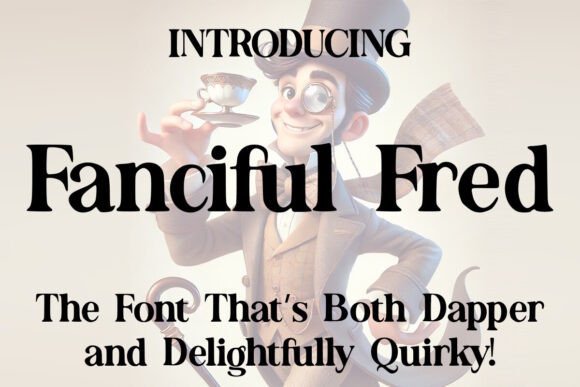 Fanciful Fred Font - Featured Image