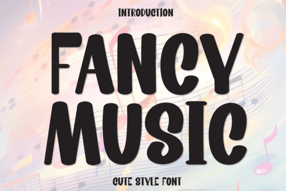 Fancy Music Font - Featured Image