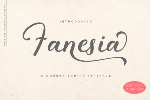 Fanesia Font - Featured Image