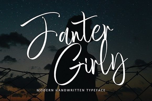 Fanter Girly Font - Featured Image