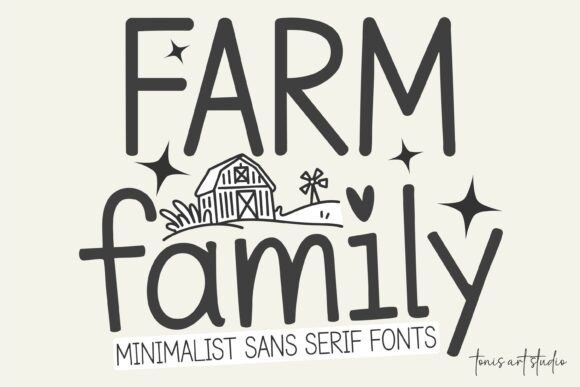 Farm Family Bundle Font - Featured Image
