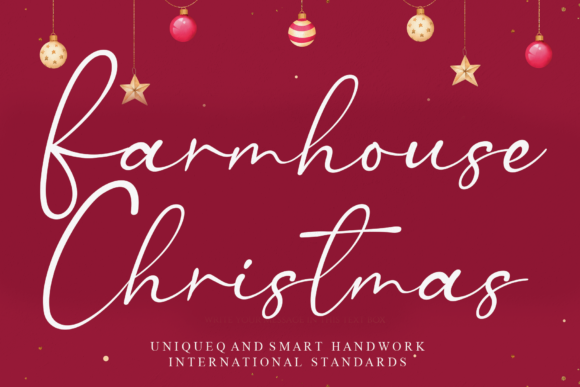 Farmhouse Christmas Font - Featured Image