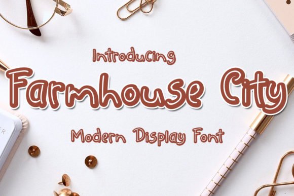 Farmhouse City Font - Featured Image