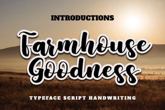 Farmhouse Goodness Font - Featured Image