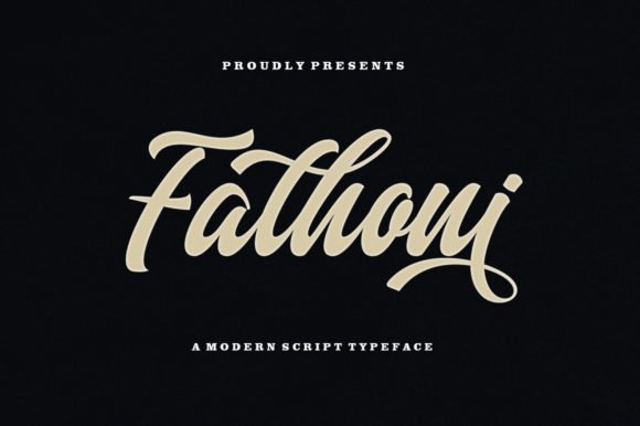 Fathoni Font - Featured Image