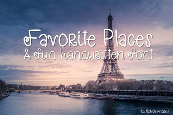 Favorite Places Font - Featured Image
