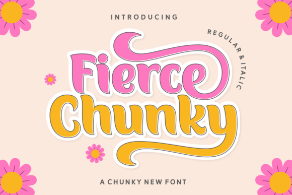 Fierce Chunky Font - Featured Image