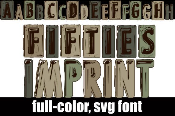 Fifties Imprint Font - Featured Image
