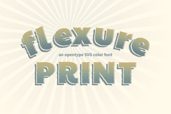Flexure Print Font - Featured Image