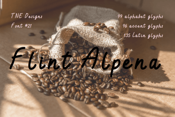 Flint Alpena Font - Featured Image