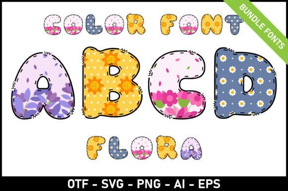 Flora Bundle Font - Featured Image