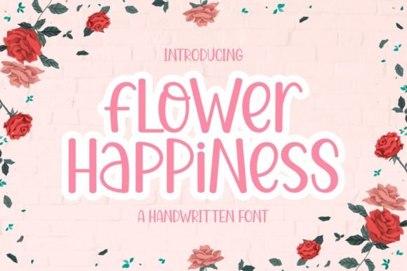Flower Happiness Font - Featured Image