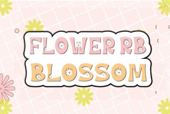 Flower Rb Blossom Font - Featured Image