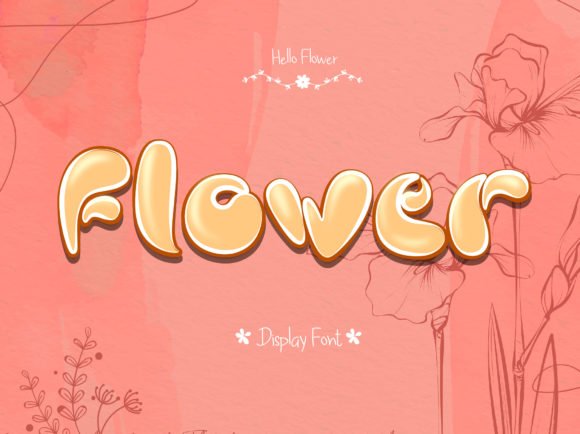Flower Text Effect Font - Featured Image
