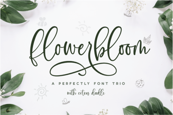 Flowerbloom Font - Featured Image