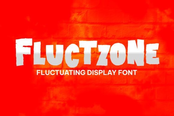 Fluctzone Font - Featured Image