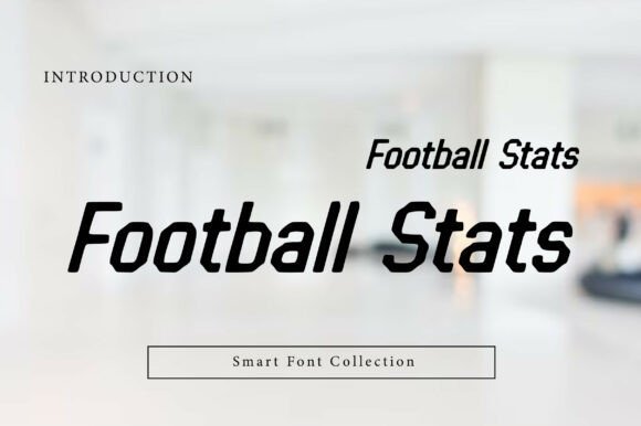 Football Stats Font - Featured Image