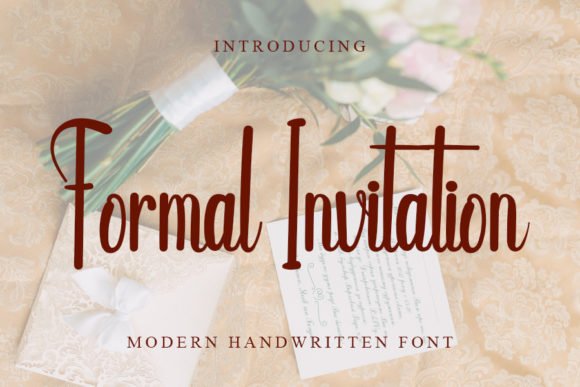 Formal Invitation Font - Featured Image