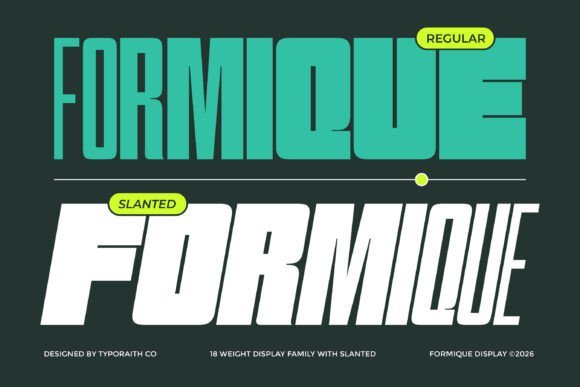 Formique Font - Featured Image
