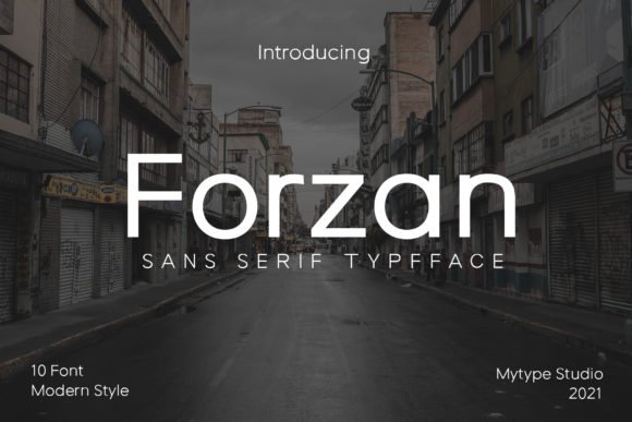 Forzan Font - Featured Image