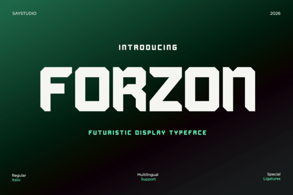 Forzon Font - Featured Image