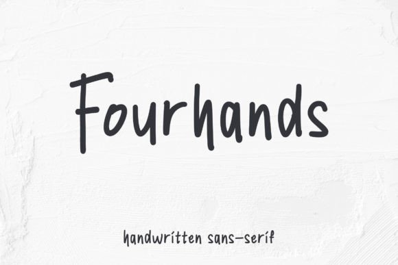 Fourhands Font - Featured Image