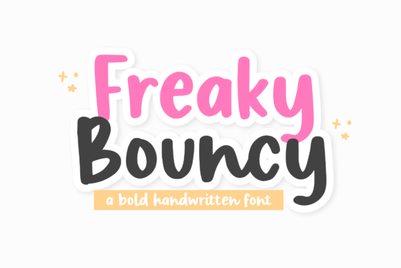 Freaky Bouncy Font - Featured Image