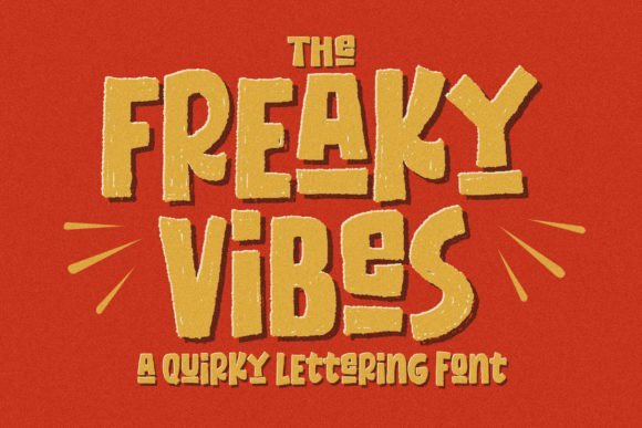 Freaky Vibes Font - Featured Image