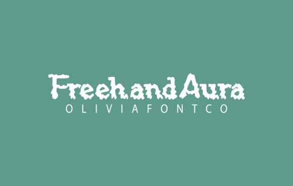 Freehandaura Font - Featured Image