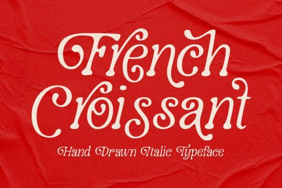 French Croissant Font - Featured Image