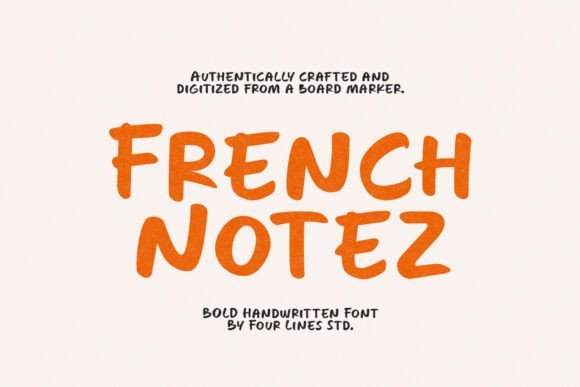French Notez Font - Featured Image