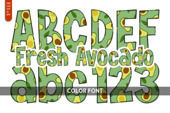 Fresh Avocado Font - Featured Image
