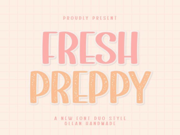 Fresh Preppy Font - Featured Image