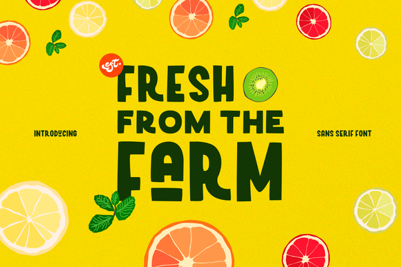 Fresh from the Farm Font - Featured Image