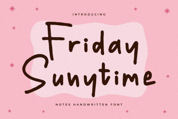 Friday Sunytime Font - Featured Image