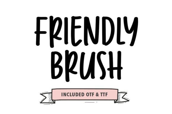 Friendly Brush Font - Featured Image