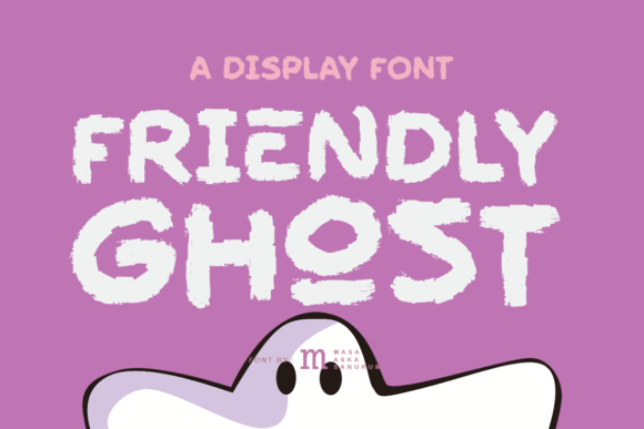 Friendly Ghost Font - Featured Image
