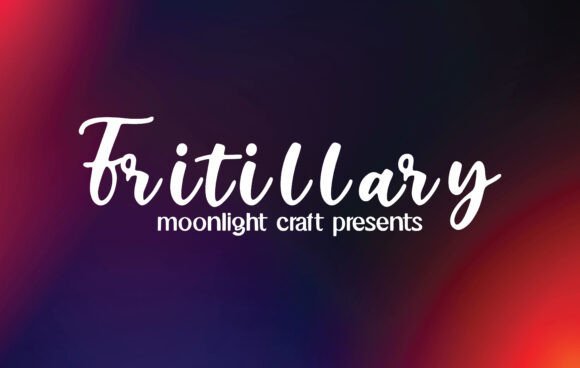 Fritillary Font - Featured Image