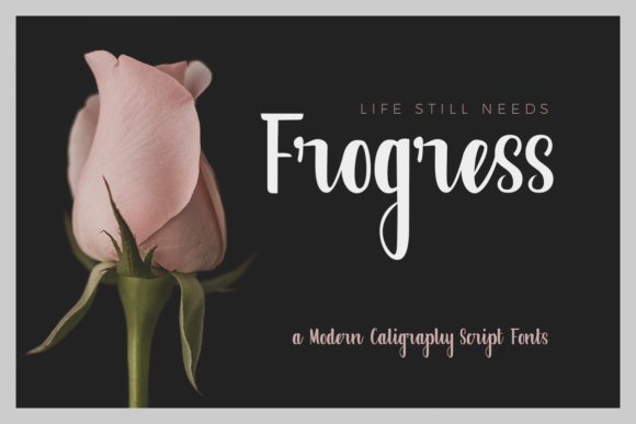 Frogress Font - Featured Image