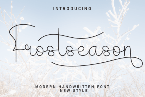 Frostseason Font - Featured Image