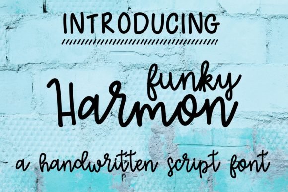 Funky Harmon Font - Featured Image