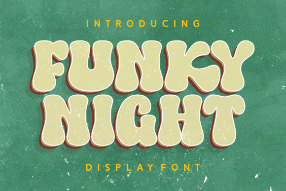 Funky Night Font - Featured Image