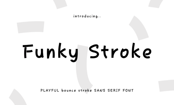 Funky Stroke Font - Featured Image
