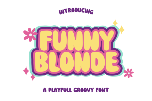 Funny Blonde Font - Featured Image