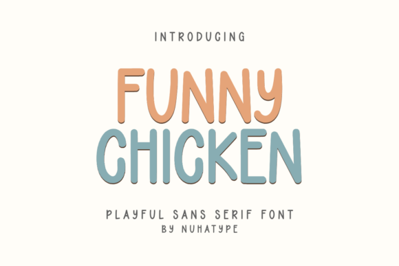 Funny Chicken Font - Featured Image