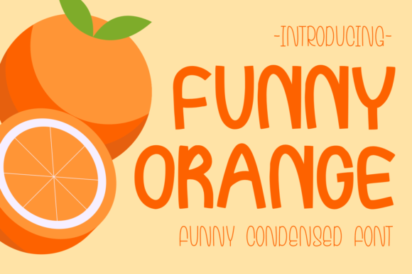 Funny Orange Font - Featured Image