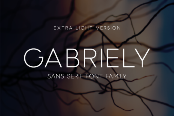 Gabriely Extra Light Font - Featured Image