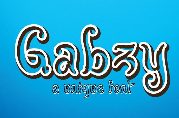 Gabzy Font - Featured Image