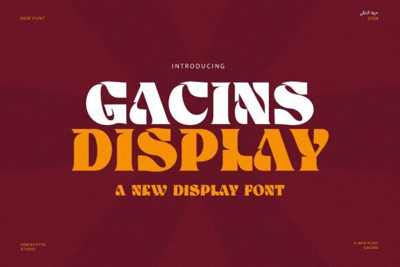 Gacins Font - Featured Image