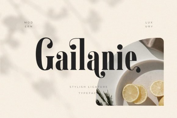 Gailanie Font - Featured Image